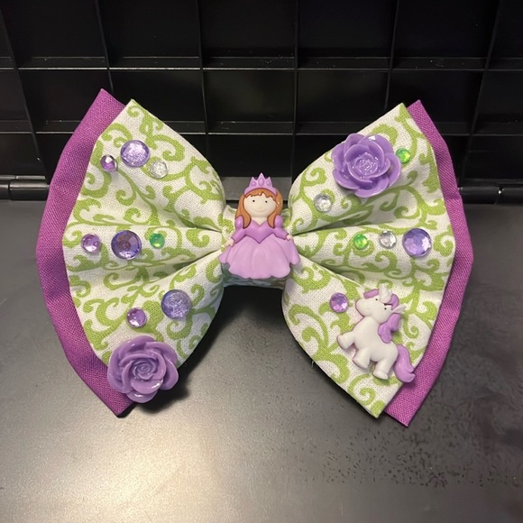 Purple Princess double bow - Picture 1 of 4